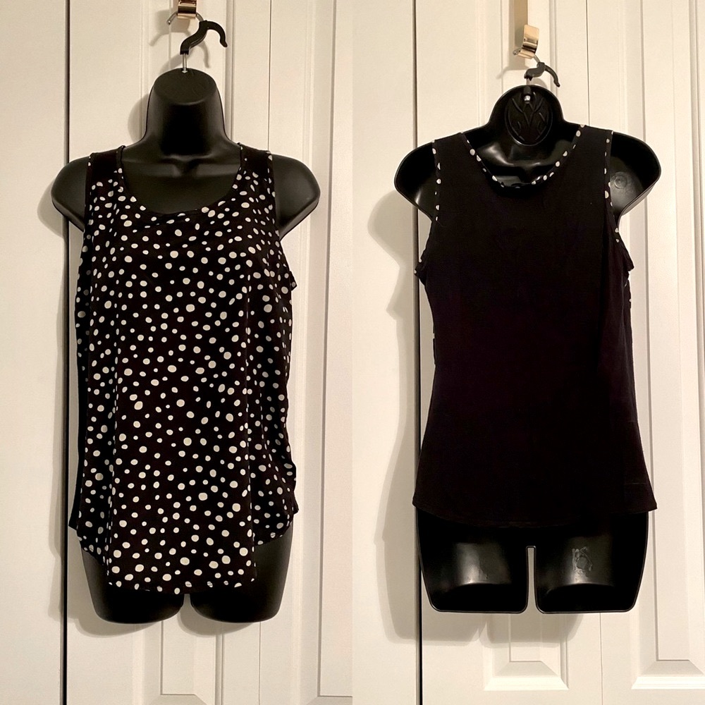 The Limited Tank, B&W Front, Solid Black Back, S